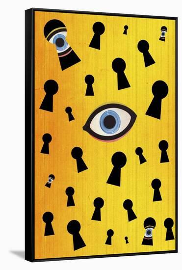 They Are Watching-Elo Marc-Framed Stretched Canvas