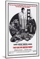 They Call Me Mister Tibbs!, Sidney Poitier, 1970-null-Mounted Art Print