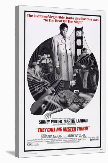 They Call Me Mister Tibbs!, Sidney Poitier, 1970-null-Stretched Canvas