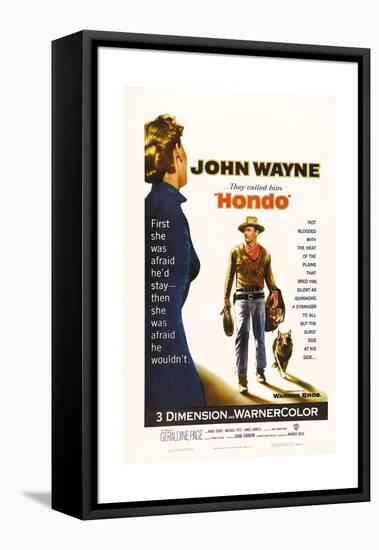 They Called Him Hondo, 1953, "Hondo" Directed by John Farrow-null-Framed Stretched Canvas