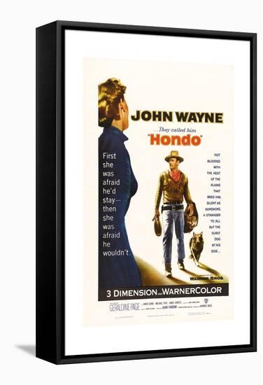 They Called Him Hondo, 1953, "Hondo" Directed by John Farrow-null-Framed Stretched Canvas