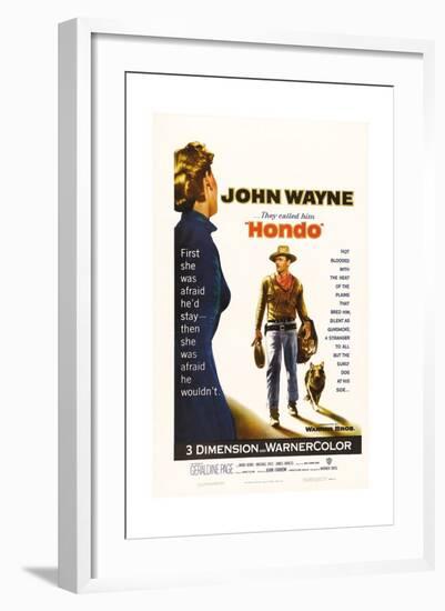 They Called Him Hondo, 1953, "Hondo" Directed by John Farrow-null-Framed Giclee Print