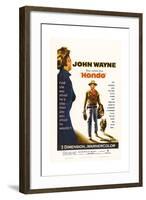 They Called Him Hondo, 1953, "Hondo" Directed by John Farrow-null-Framed Giclee Print