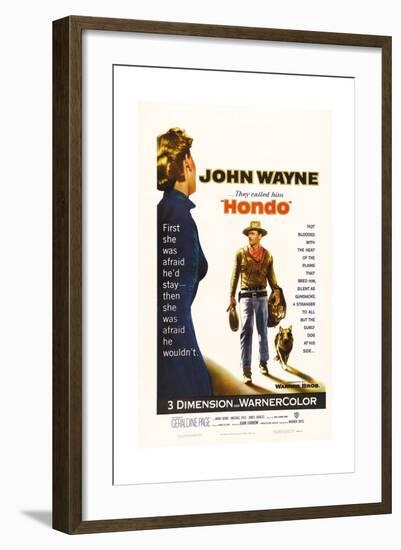 They Called Him Hondo, 1953, "Hondo" Directed by John Farrow-null-Framed Giclee Print