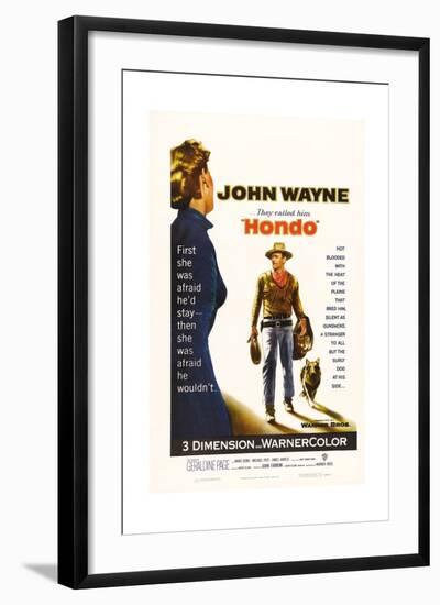 They Called Him Hondo, 1953, "Hondo" Directed by John Farrow-null-Framed Giclee Print