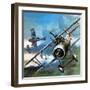 They Conquered the Air: Early Military Aircraft.-Wilf Hardy-Framed Giclee Print