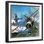 They Conquered the Air: Early Military Aircraft.-Wilf Hardy-Framed Giclee Print