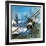 They Conquered the Air: Early Military Aircraft.-Wilf Hardy-Framed Giclee Print