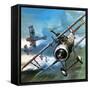 They Conquered the Air: Early Military Aircraft.-Wilf Hardy-Framed Stretched Canvas