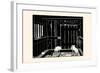 They Could Neither Burrow Out Nor Run Up the Wall-Luxor Price-Framed Art Print