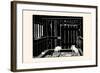 They Could Neither Burrow Out Nor Run Up the Wall-Luxor Price-Framed Art Print