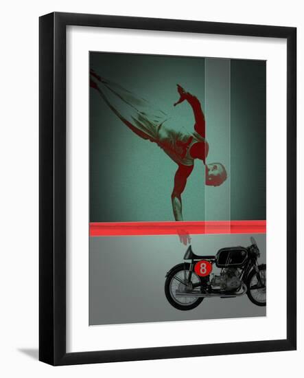 They Crossed The Line-NaxArt-Framed Art Print