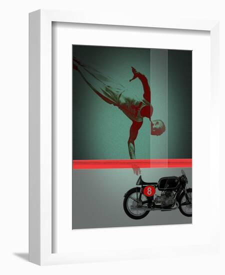 They Crossed The Line-NaxArt-Framed Art Print