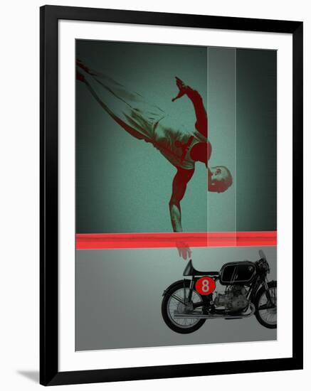 They Crossed The Line-NaxArt-Framed Art Print