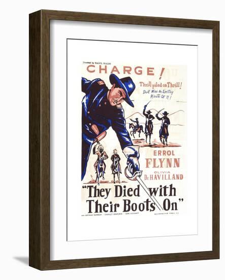 They Died with their Boots On, 1941-null-Framed Giclee Print