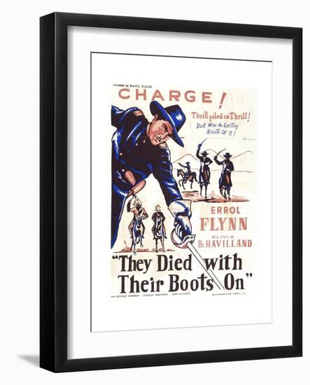 They Died with their Boots On, 1941-null-Framed Giclee Print