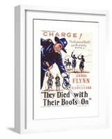 They Died with their Boots On, 1941-null-Framed Giclee Print