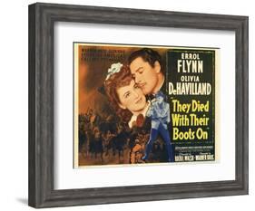 They Died with Their Boots On, 1941-null-Framed Art Print