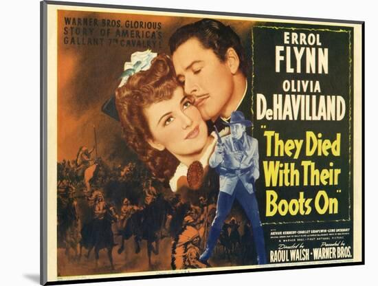They Died with Their Boots On, 1941-null-Mounted Art Print