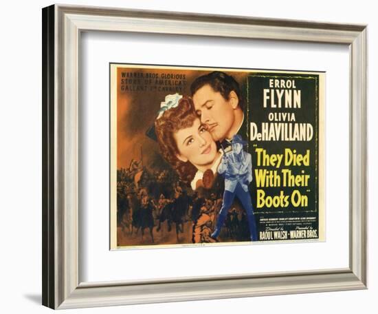 They Died with Their Boots On, 1941-null-Framed Art Print