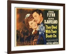 They Died with Their Boots On, 1941-null-Framed Art Print