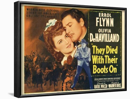 They Died with Their Boots On, 1941-null-Framed Art Print