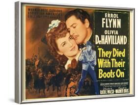 They Died with Their Boots On, 1941-null-Framed Art Print