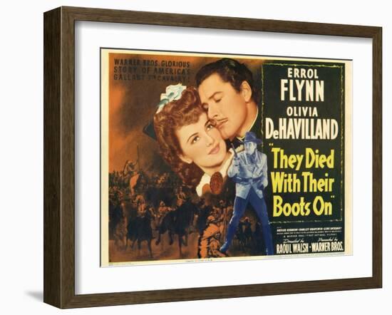 They Died with Their Boots On, 1941-null-Framed Art Print