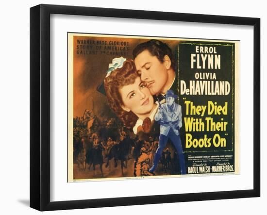 They Died with Their Boots On, 1941-null-Framed Art Print