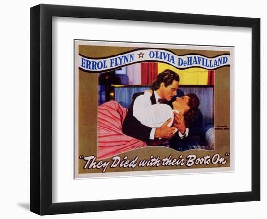 They Died with Their Boots On, 1941-null-Framed Art Print