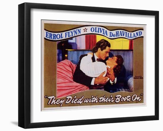 They Died with Their Boots On, 1941-null-Framed Art Print