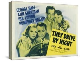 They Drive By Night, 1940-null-Stretched Canvas