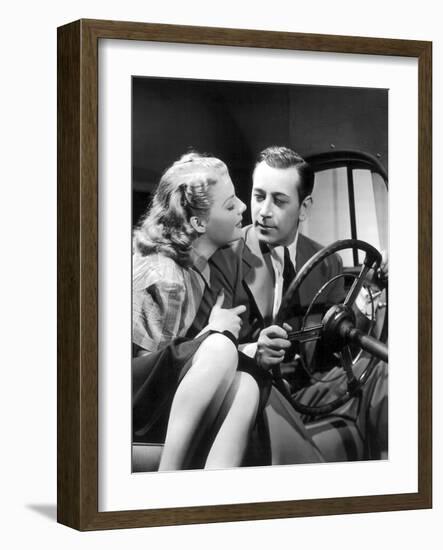 They Drive by Night-null-Framed Photo
