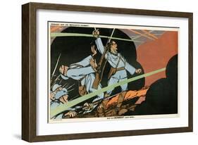 They Gave their Blood-Paul Iribe-Framed Art Print