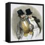 They Have Just Plucked Someone-Honore Daumier-Framed Stretched Canvas