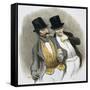 They Have Just Plucked Someone-Honore Daumier-Framed Stretched Canvas