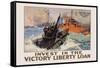 They Kept the Sea Lanes Open, Invest in the Liberty Loan-L.a. Shafer-Framed Stretched Canvas
