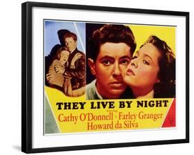 They Live by Night, 1948-null-Framed Art Print