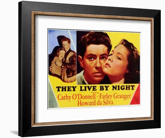 They Live by Night, 1948-null-Framed Art Print