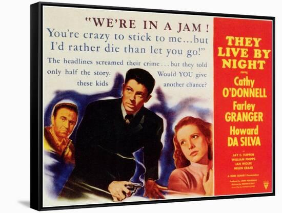 They Live by Night, 1948-null-Framed Stretched Canvas