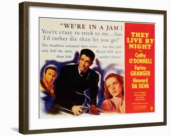 They Live by Night, 1948-null-Framed Art Print