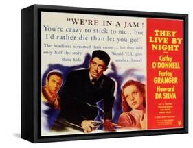 They Live by Night, 1948-null-Framed Stretched Canvas