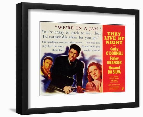 They Live by Night, 1948-null-Framed Art Print