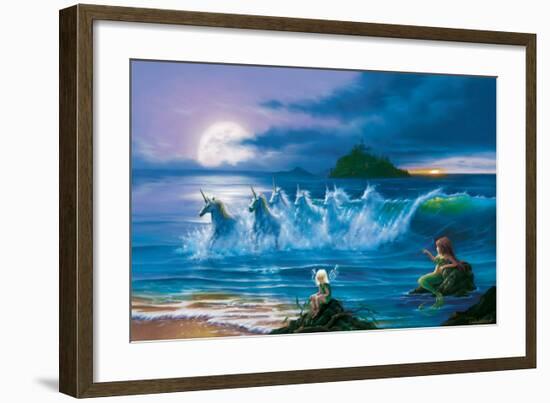 They Only Come Out at Night-Jim Warren-Framed Premium Giclee Print