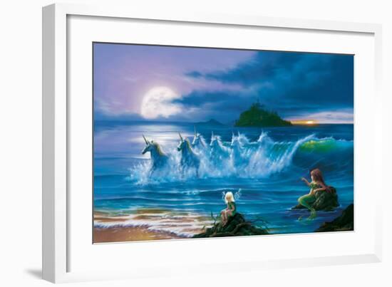 They Only Come Out at Night-Jim Warren-Framed Premium Giclee Print