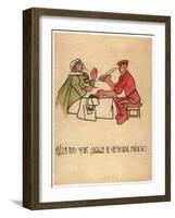 They Prefer to Tinker with Ink, Getting Thenselves All Dirty, 1920-Ivan Andreevich Malyutin-Framed Giclee Print