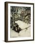 They Quaffed their Liquor in Profound Silence, 1905-Arthur Rackham-Framed Giclee Print