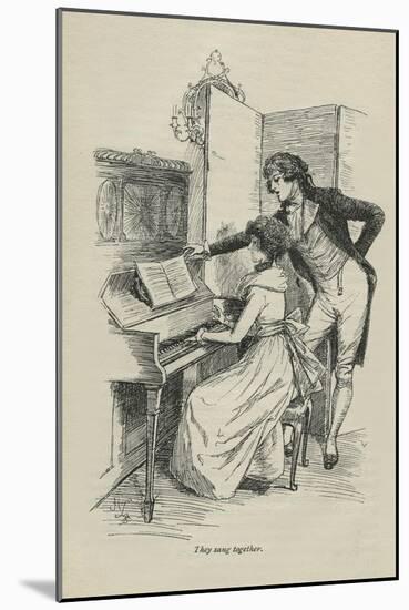 They sang together, 1896-Hugh Thomson-Mounted Giclee Print