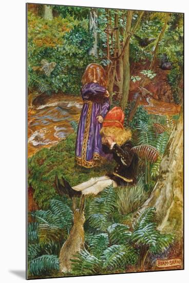 They Sat Down and Cried-John Byam Shaw-Mounted Giclee Print