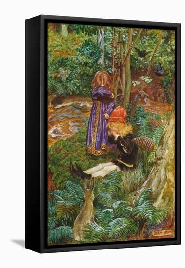 They Sat Down and Cried-John Byam Shaw-Framed Stretched Canvas